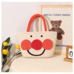 Cute Anpanman Hand-held Cotton Woven Bag