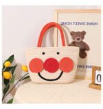 Cute Anpanman Hand-held Cotton Woven Bag
