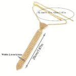 Diamond Necktie Long Choker - Image 6